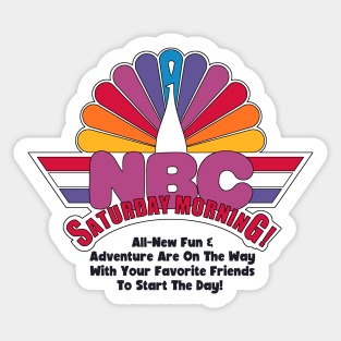 NBC Saturday Mornings! Sticker